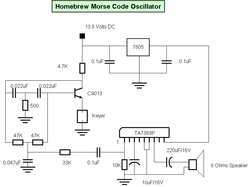 du1vss home brews: My Home made Morse Code Keyer and Oscillator