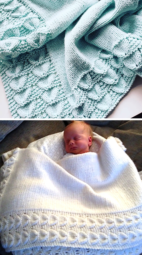Beautiful Skills Crochet Knitting Quilting Blue Bell Baby Blanket