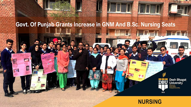 GNM nursing College in punjab - Desh Bhagat University