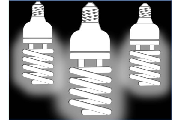 Lampu dapat menyala karena adanya