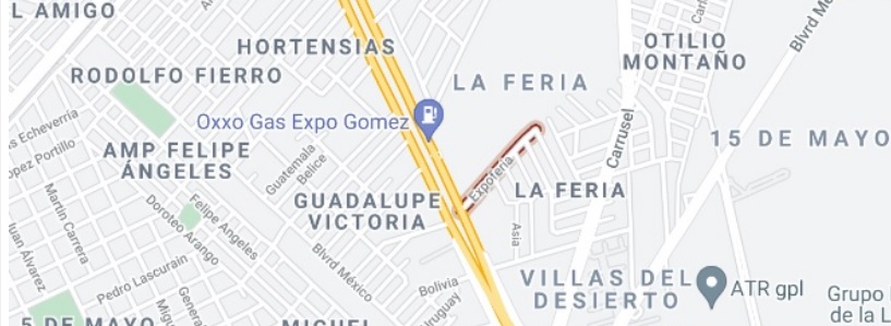 Mapa Expo Gomez Palacio Mapa Expo Gomez Palacio