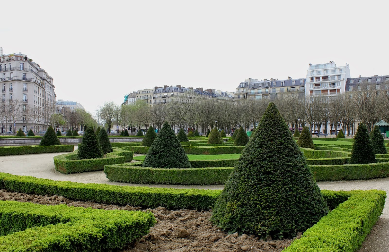 En av Paris många vackra parker