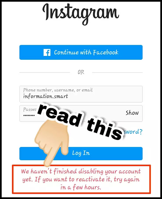 Disable-instagram-account