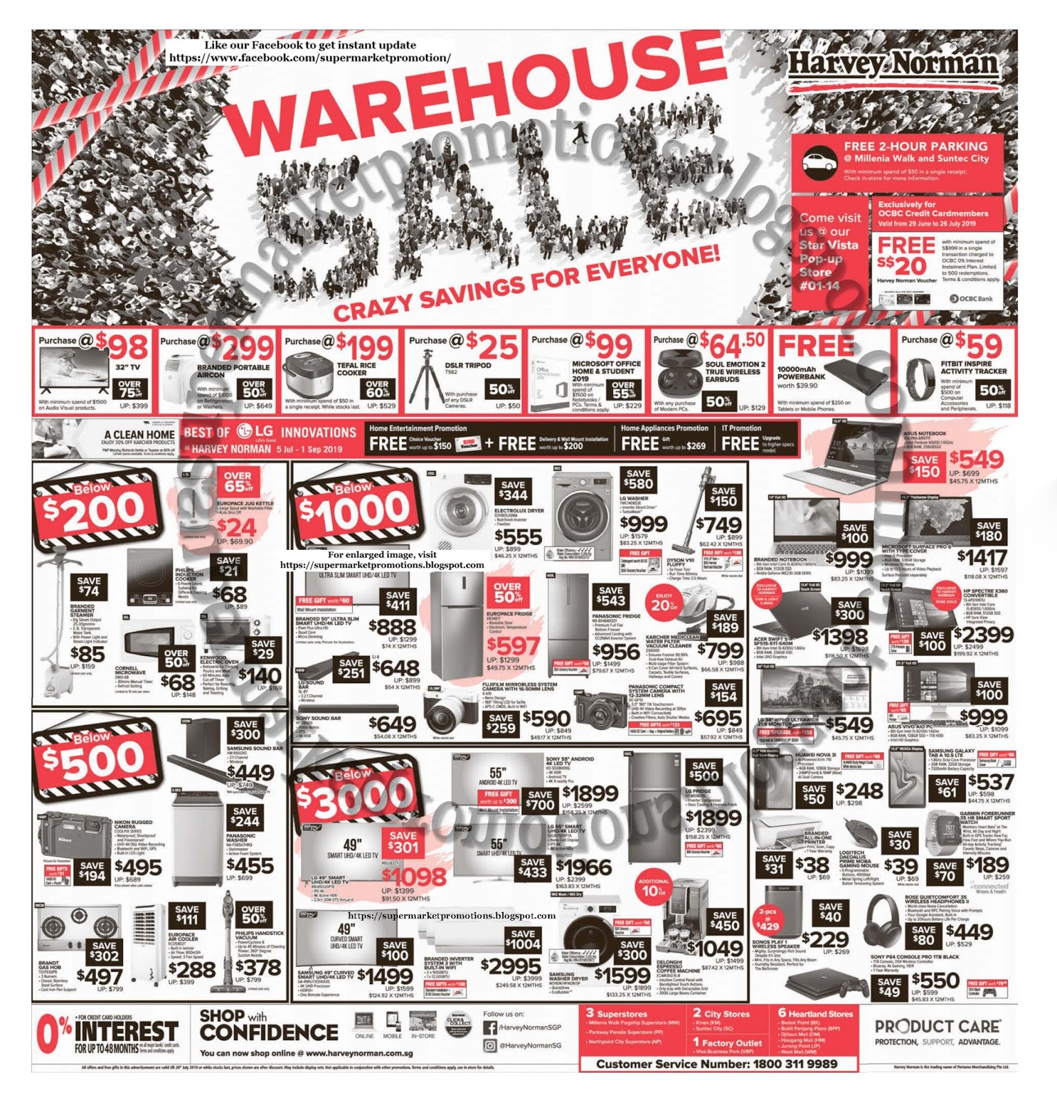Harvey Norman Warehouse Sale 20 26 July 2019 Supermarket Promotions