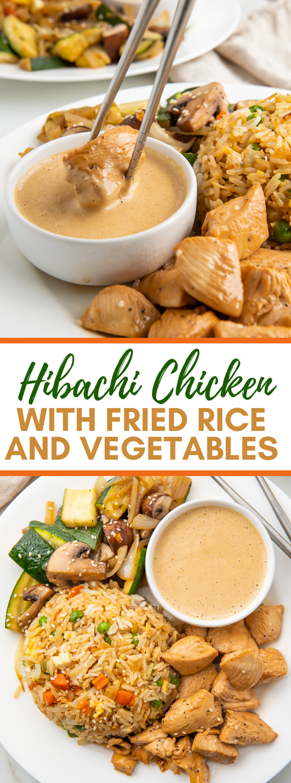 Hibachi Chicken with Fried Rice and Vegetables #dinner #veggies Hibachi Chicken with Fried Rice and Vegetables #dinner #veggies