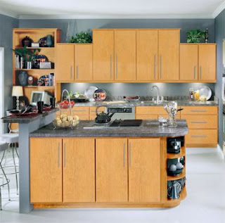 light brown kitchen cabinets picutres