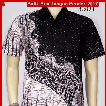 ASK29 Baju Batik Tarto Black & White Keren Bj7629K
