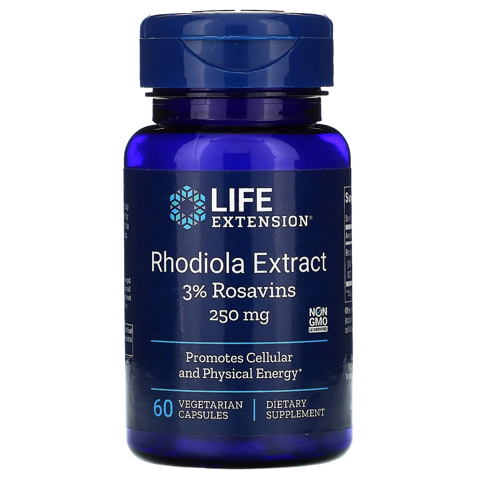 Life Extension, Rhodiola Extract, 250 mg, 60 Vegetarian Capsules
