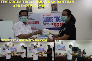Tim Gugus Tugas Serahkan Bantuan APD dan Vitamin C 1 GUGUS%2B2