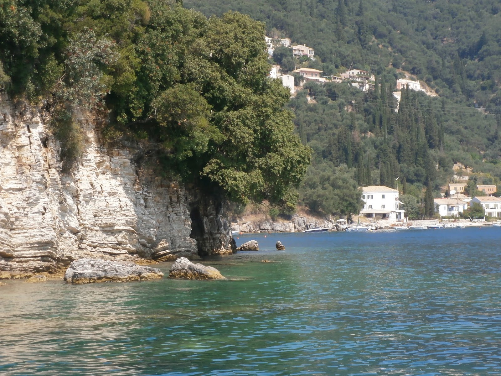 Corfu Blues and Global Views Kalami, Corfu, The White House, Lawrence