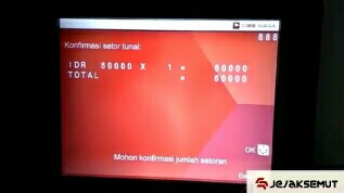 cimb niaga setor tunai rekening silakan penerima itu