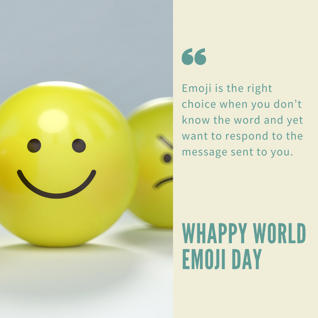 World Emoji day 2024 Wed, 17 July Download Images Photos and Quotes