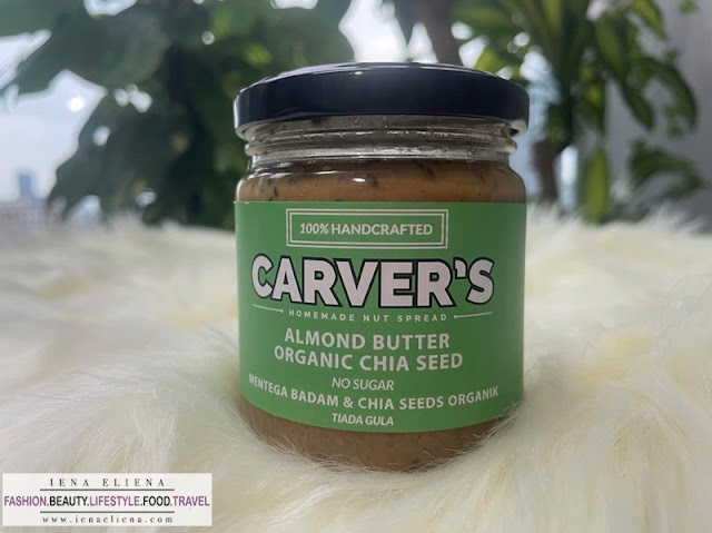 Carver's Mentega Badam dan Chia Seeds Organik