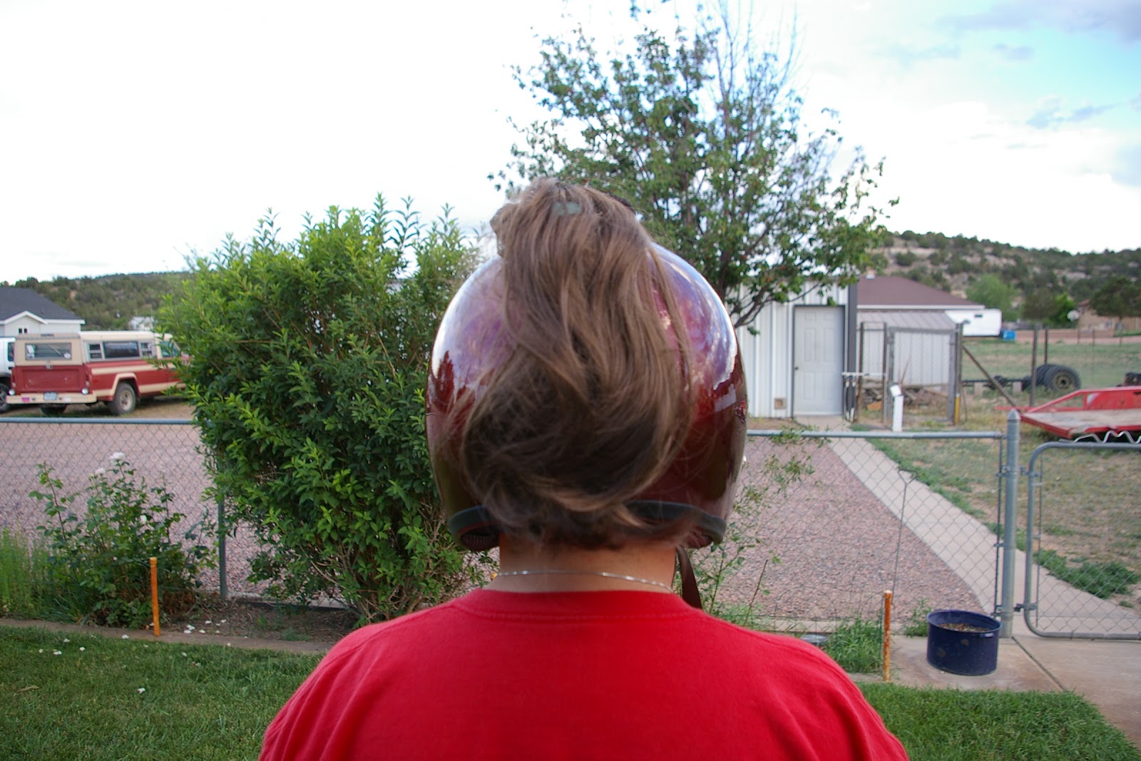 Girls In The Outdoors Pony Tail For Your Helmet