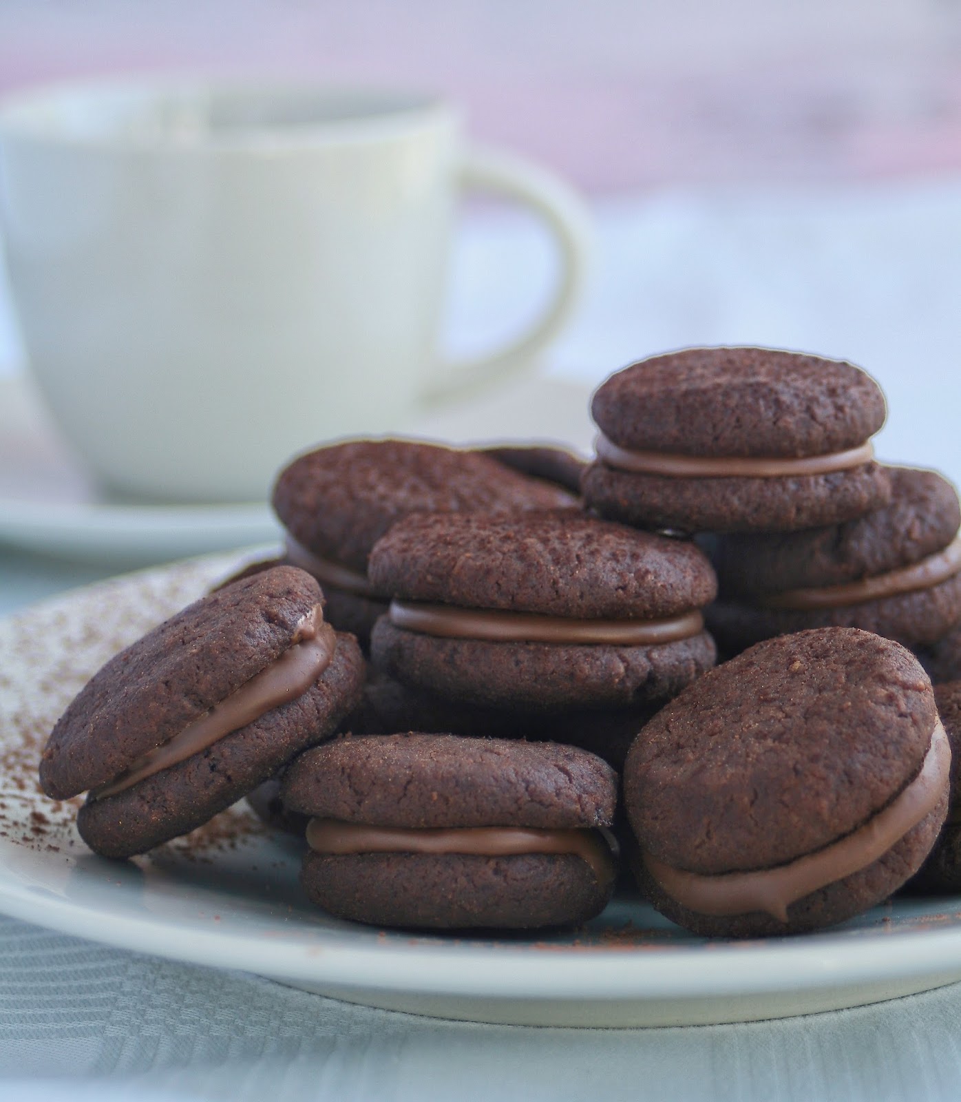 Cupcakes & Couscous Chocolate Sandwich Biscuits