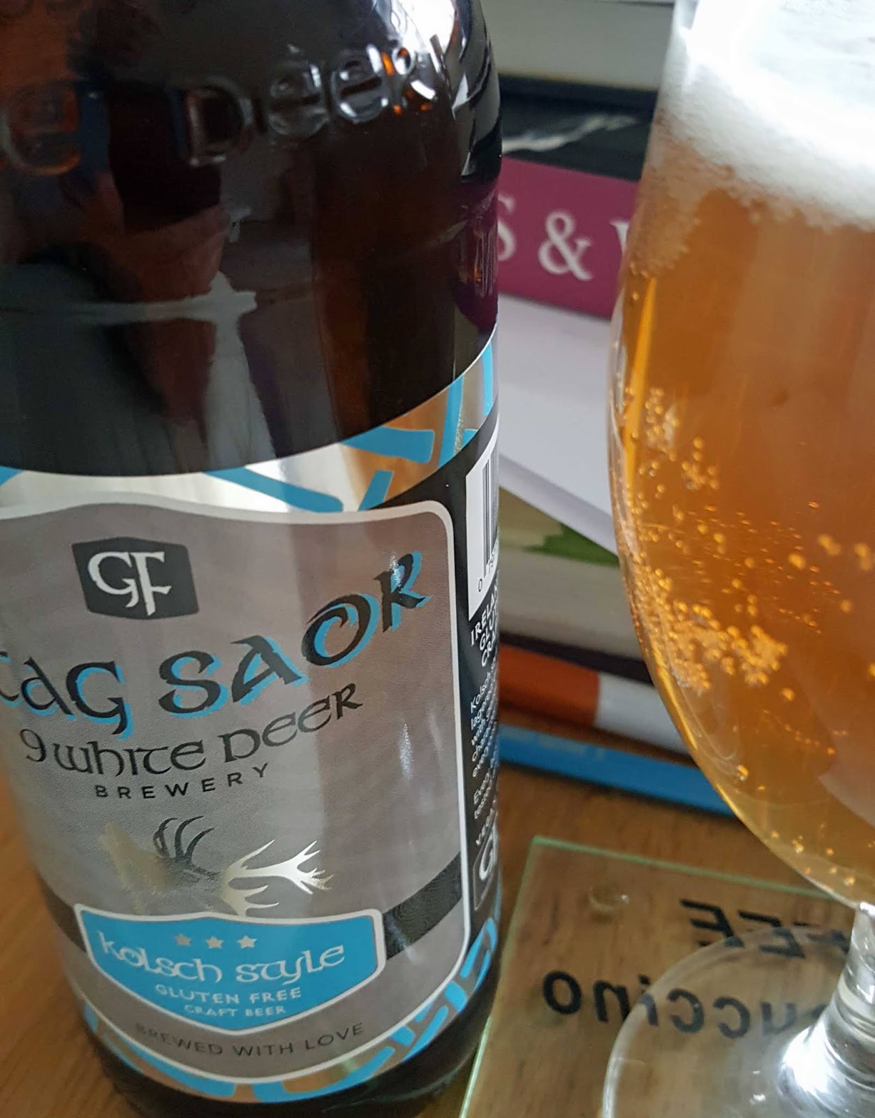 The 9 White Deer Brewery. Pale Ale and Kölsch. And Sanitiser!