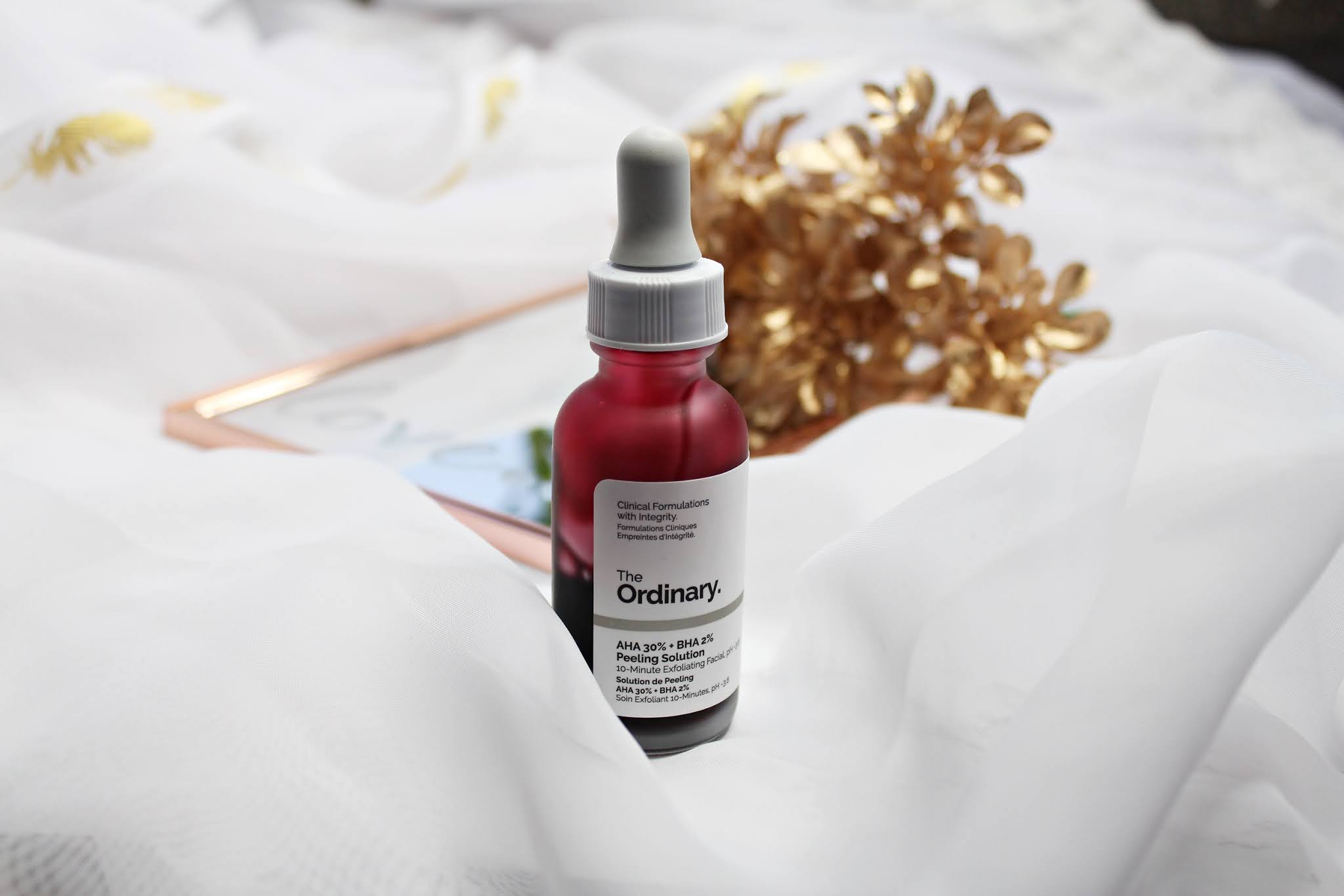 Krwawy peeling The Ordinary, AHA 30% + BHA 2% Peeling Solution | Hit