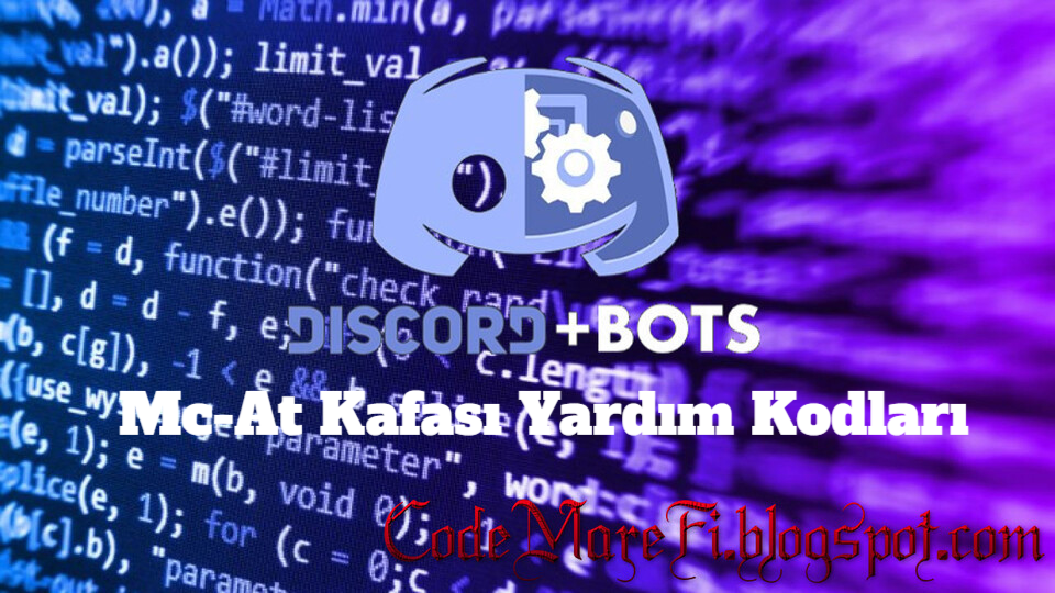 discord bot kodlari mc at kafasi yardim