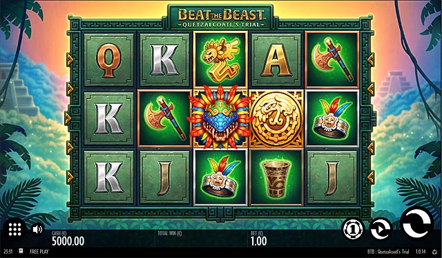 Ulasan Slot Thunderkick Indonesia - Beat The Beast Quetzalcoatl's Trial Slot Online