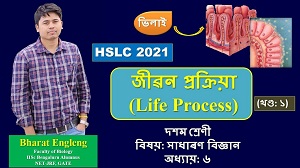Life Process for class 10 in Assamese | জীৱন প্ৰক্ৰিয়া | General Science | SEBA | HSLC-2021 | Part 1