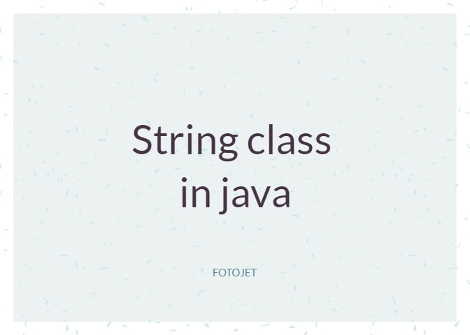 String Class in Java ~ Program in Java - Java Examples, Interview ...