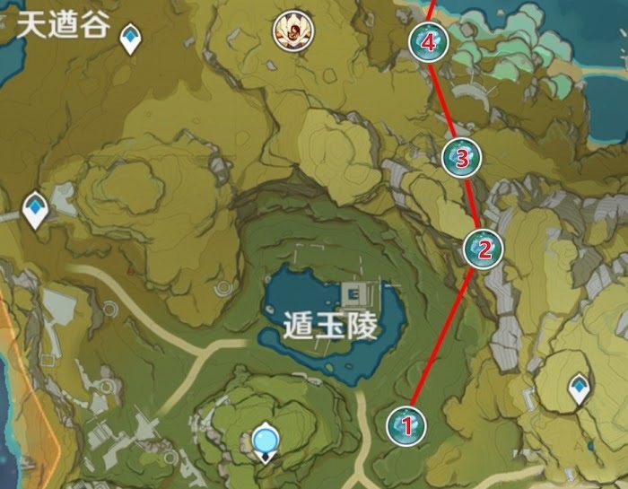 原神 (Genshin Impact) 全地脈花點位與怪物解析