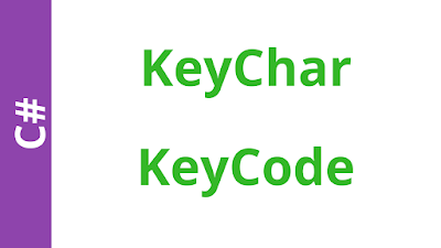 C# Key Char & Key Code