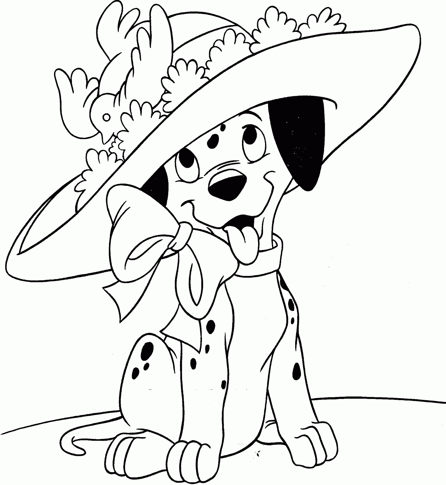 dalmations coloring pages - photo #22