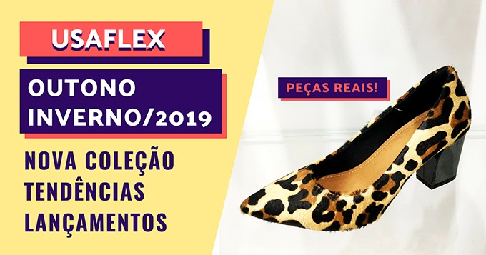 calçados usaflex feminino coleção 2019