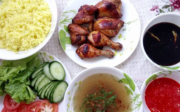 ! acuyuhan: Resepi Nasi Ayam untuk 10 orang makan