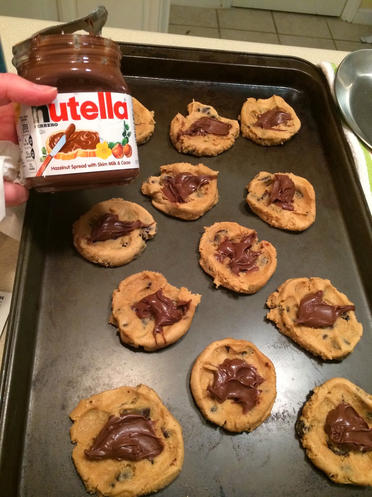 Southern Bourbon Mountains Chocolate Chip Nutella Sea Salt Cookies
