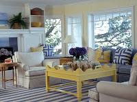 Blue And Yellow Living Room Decor