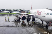 Pesawat Tim Penjemput 245 WNI Mendarat di Bandara Wuhan China