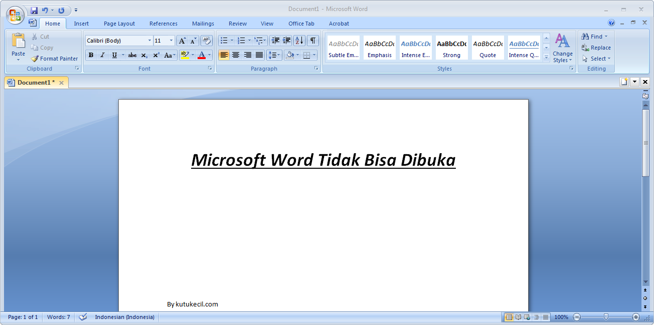Cara Mengatasi Microsoft Word Tidak Bisa Dibuka di Windows