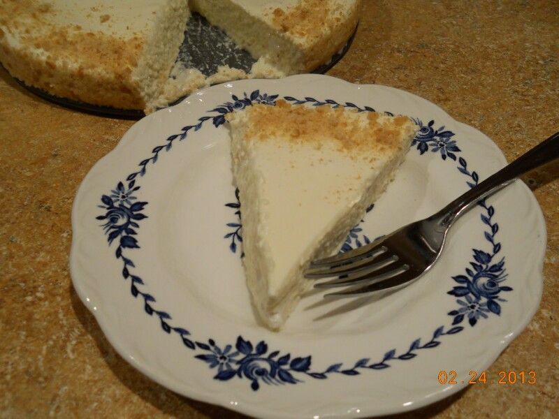 Tweaked at Chez Jan NoBake Lemon Souffle Cheesecake