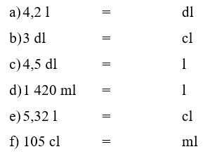 Matematikkens Verden Omgjoring Av Maleenheter Mm3 Cm3 Dm3 M3 Ml Cl Dl Og L