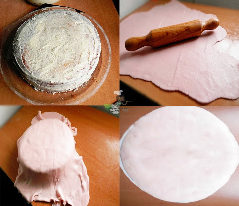 How to Cover A Cake With Fondant, nigerian food tv