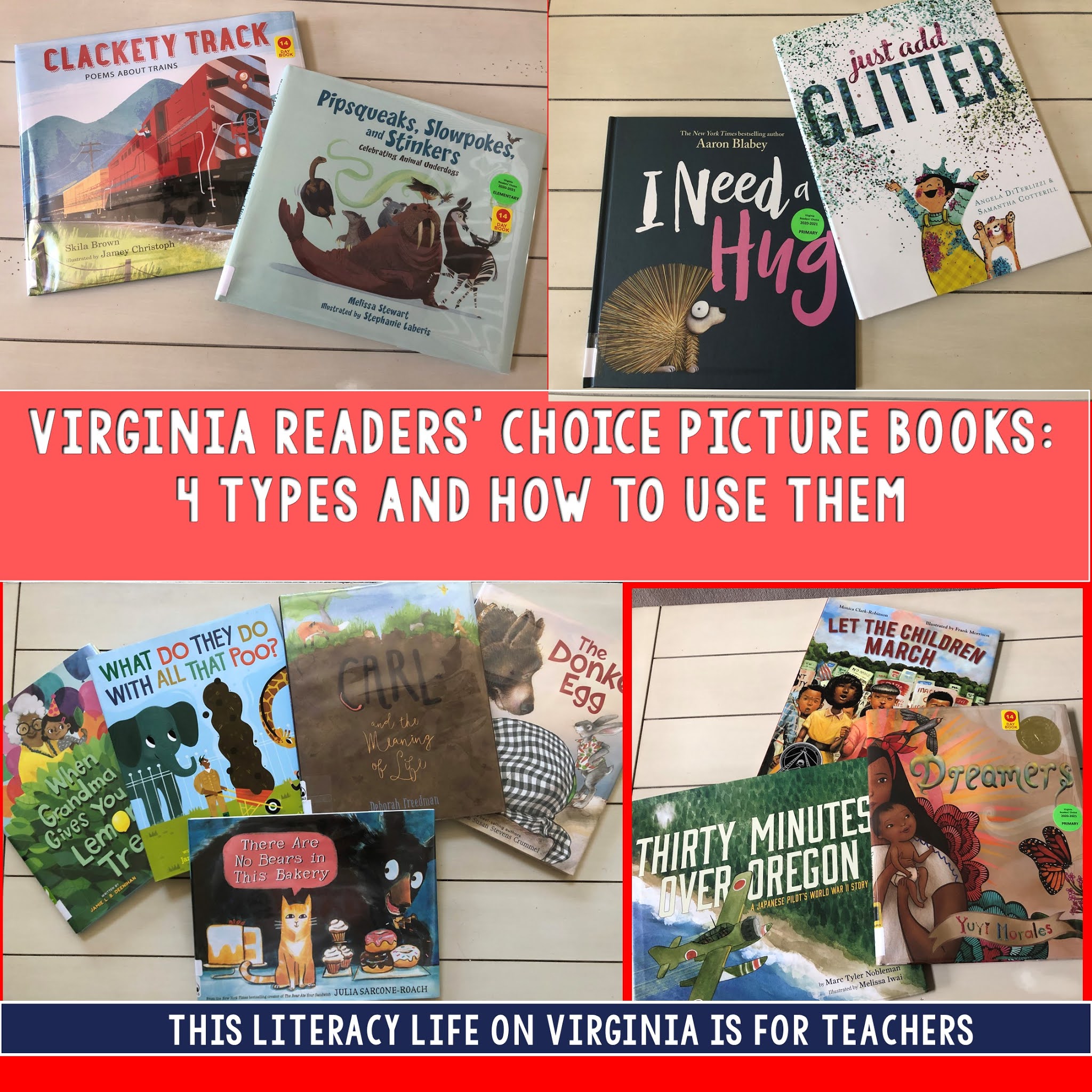 Picture books are great for reading aloud and helpful for teaching various skills and strategies. These picture books will make lessons more exciting!