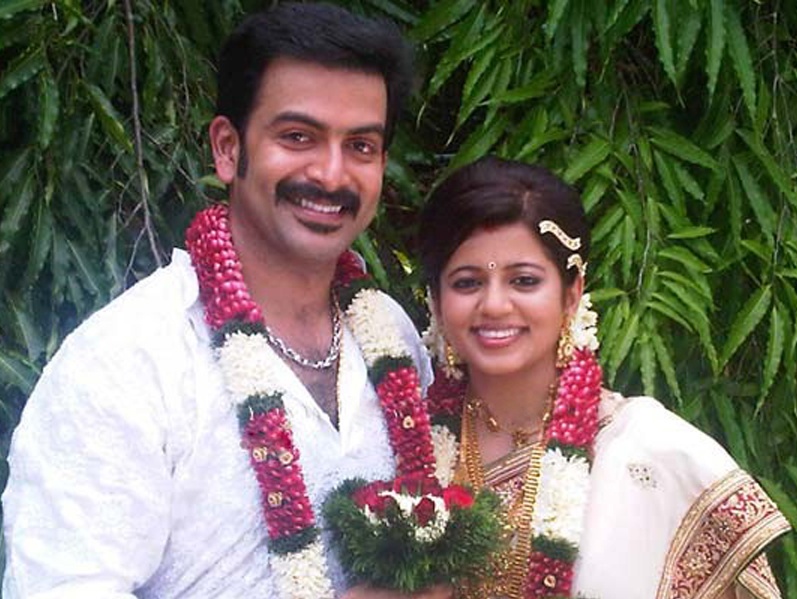 Actor Prithviraj wedding pictures | CelebritiesCouples