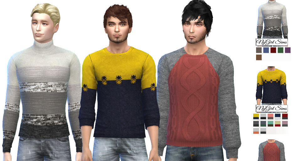 Sims 4 CC's - The Best: Sweater by NyGirl Sims