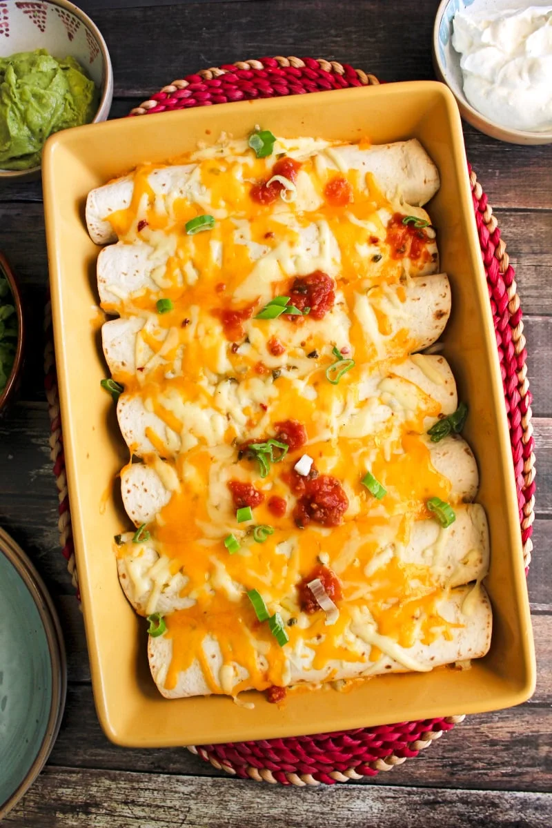 Cheesy Beef and Bean Burrito Bake The Two Bite Club