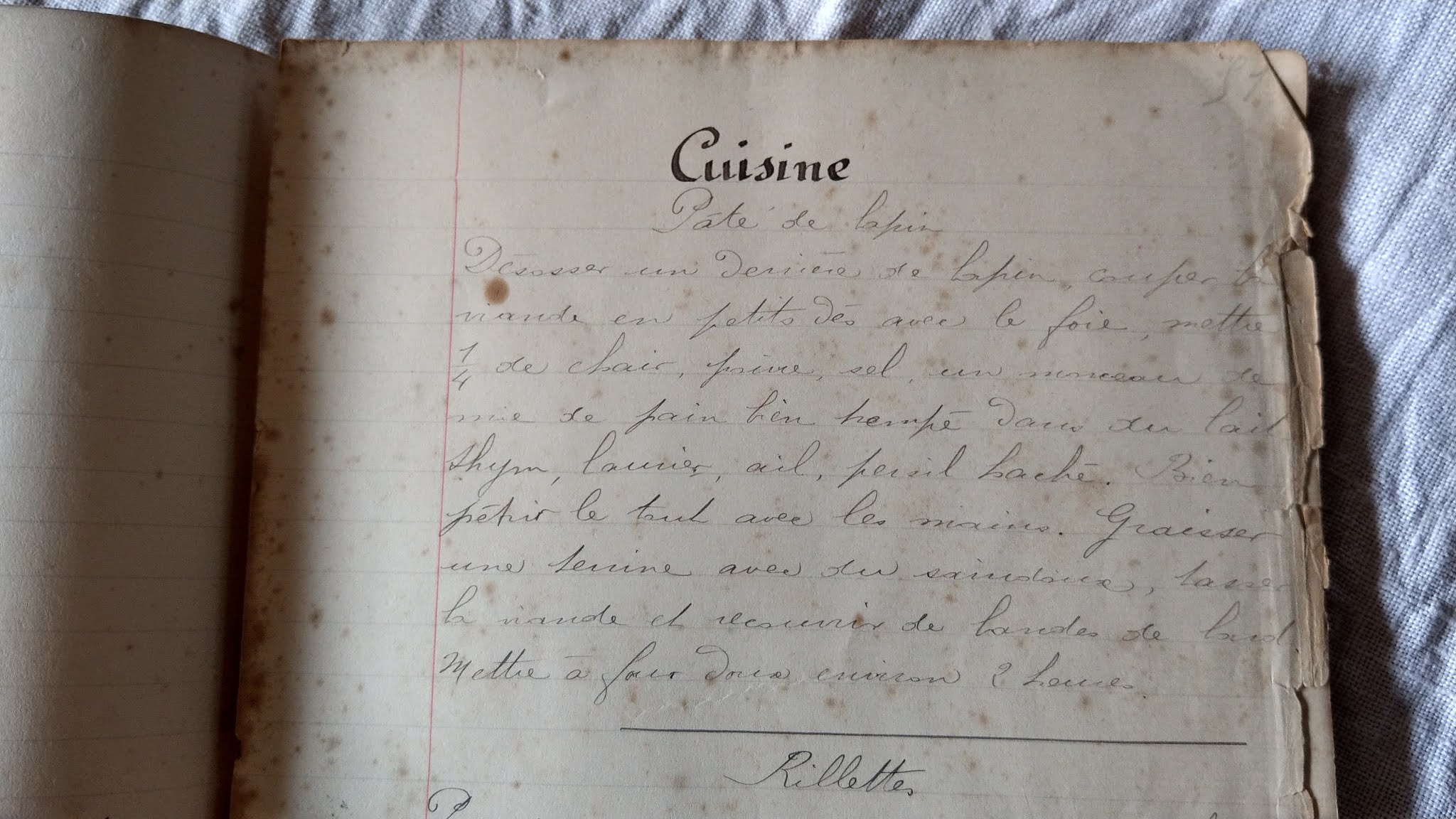Page De Garde Cahier De Cuisine Découvrir & Déguster: Le cahier de cuisine de mon arrière-grand-mère