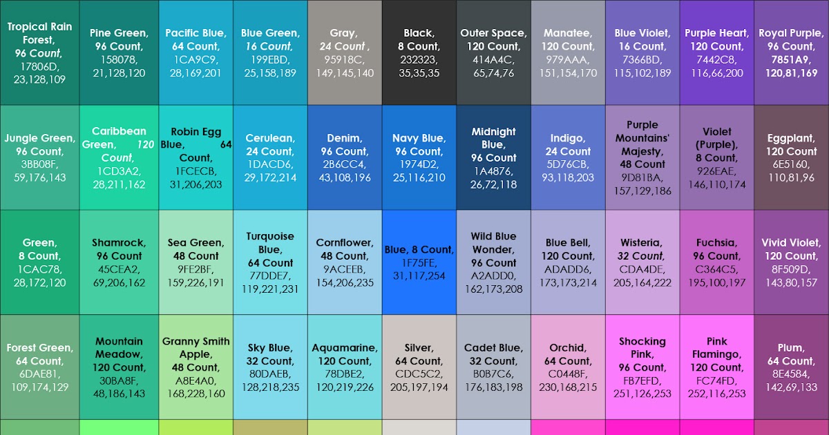 List of Crayola crayon colors - Wikipedia