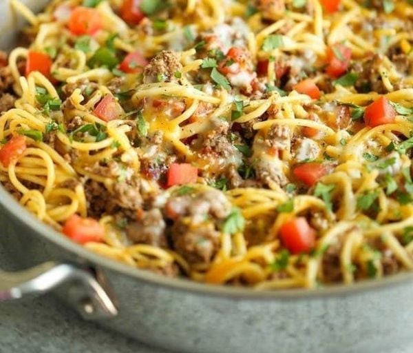 Taco Spaghetti Recipe 😍 OMG DONT LOSE IT