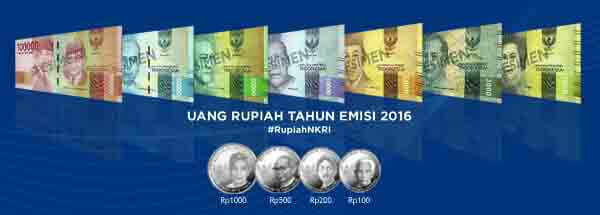 Gambar Uang baru Indonesia Beserta Nama Nama Pahlawannya