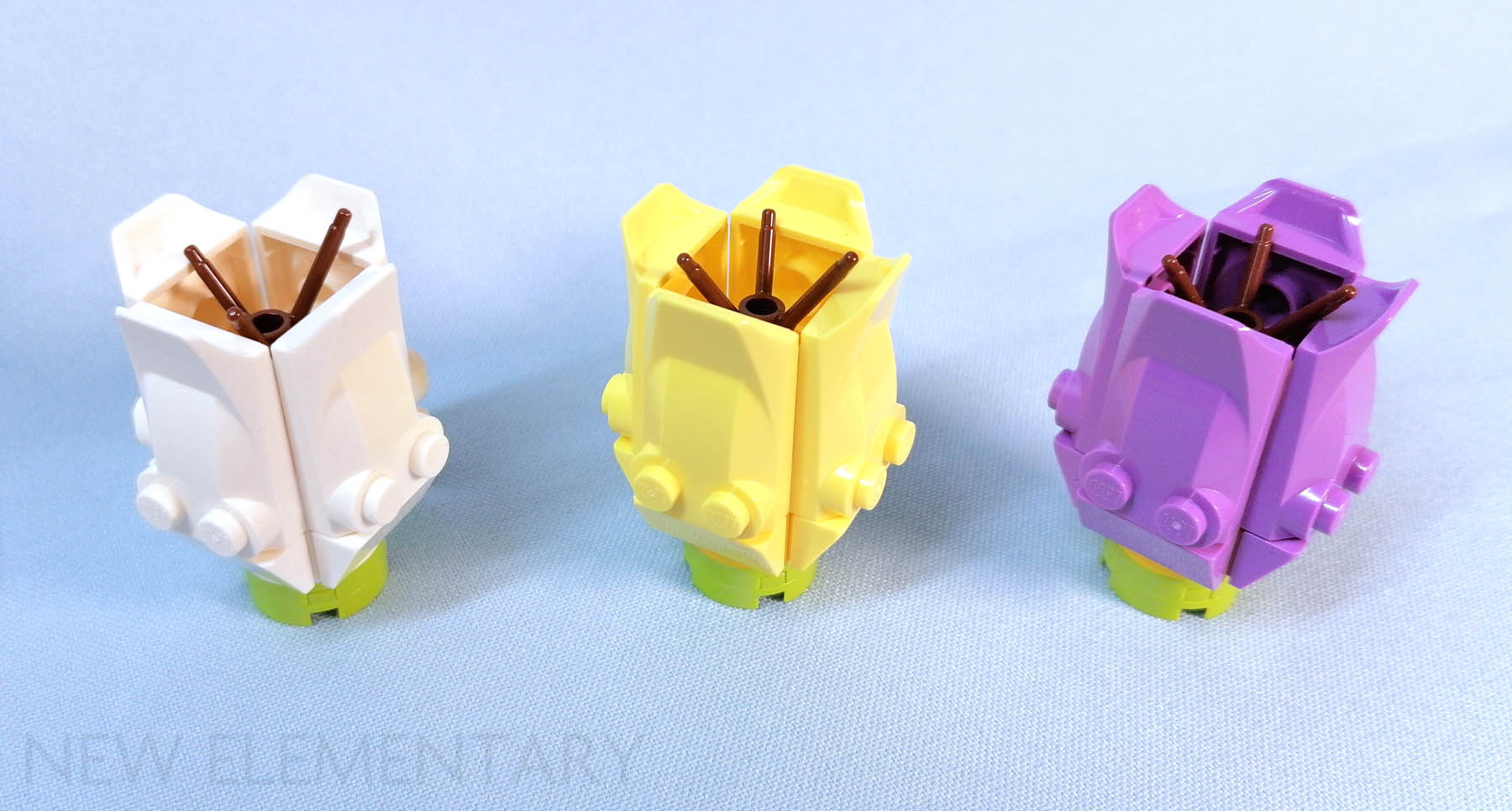 LEGO® review 40460 Roses & 40461 Tulips New Elementary LEGO® parts