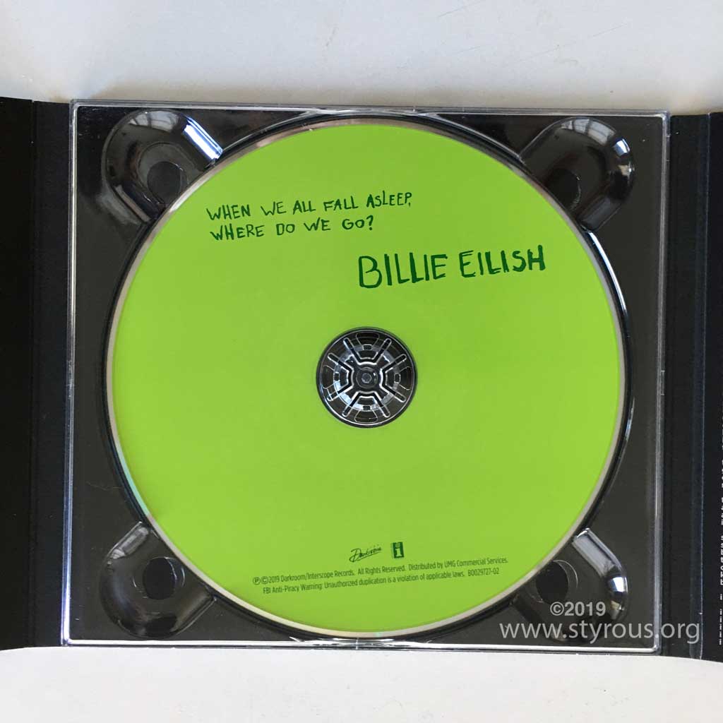 The Styrous® Viewfinder: 1,000,001 CDs 16: Billie Eilish ~ When We All ...