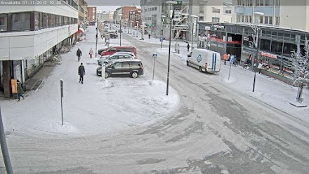 Άσπρισε το Rovaniemi (live εικόνα)
