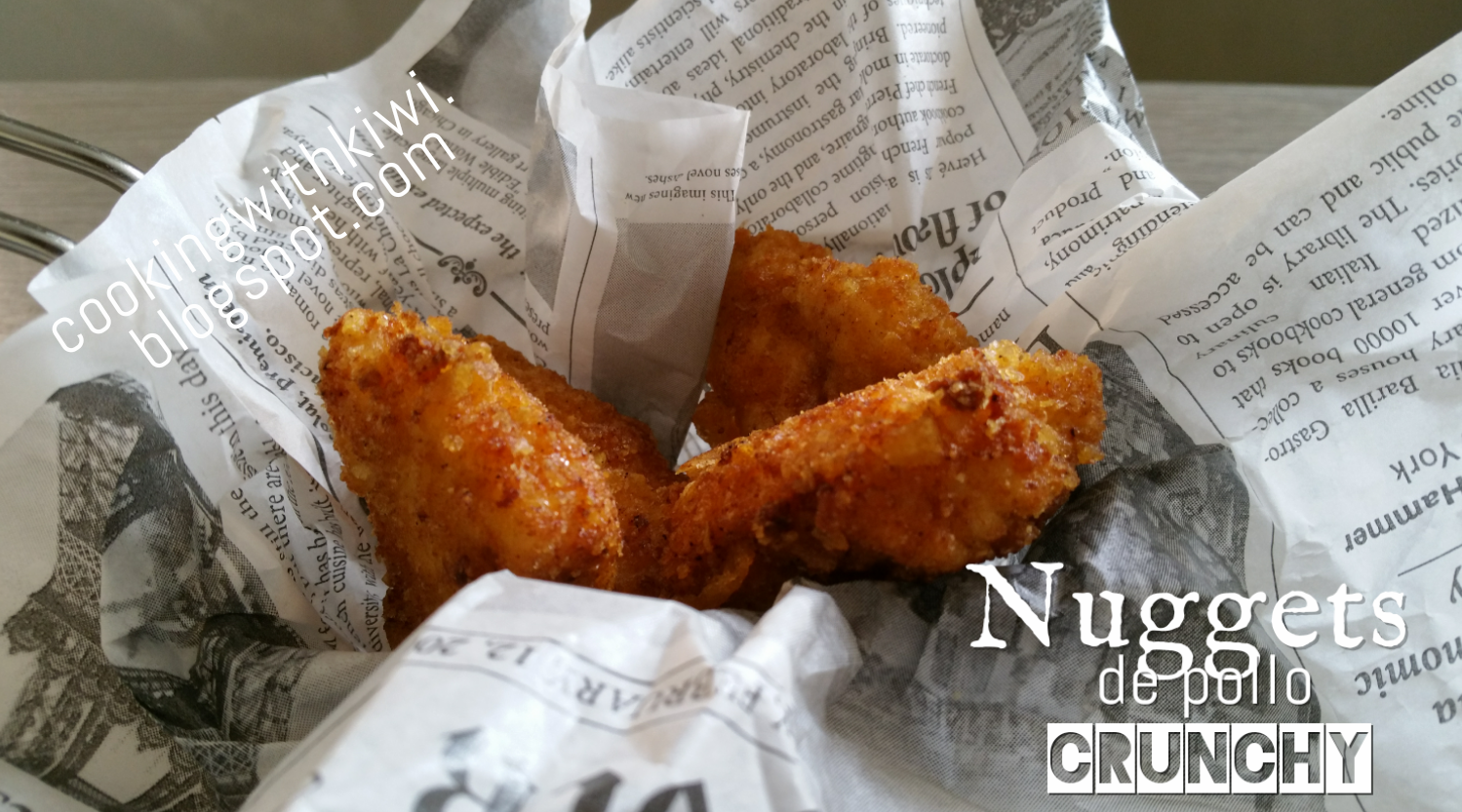 NUGGETS DE POLLO CRUNCHY ( REBOZADOS DE PATATAS FRITAS)