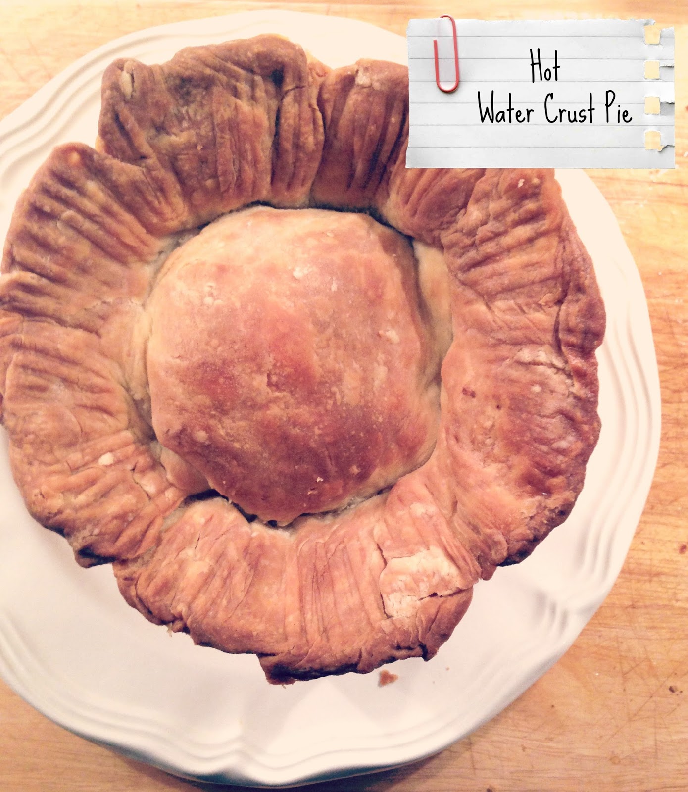 Hot Water Crust Meat Pie {Roll the Dough} The Daydreamer's Diary